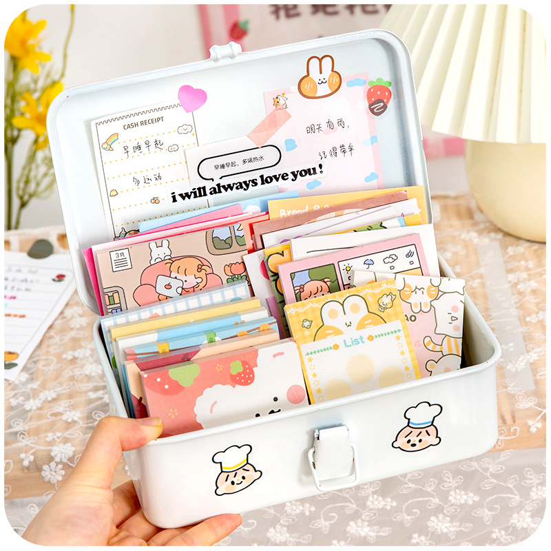 Cute cartoon sticky notes high value sticky stickers Korean ins teen message board sticky notes this handbook