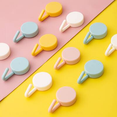 Hook, no need for drilling, strong adhesive, dormitory student coat rack, key, wall, home, cute decoration, seamless adhesive hook