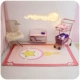 Sailor Moon Cardcaptor Sakura bố trí ròng thảm đỏ phòng ngủ của căn phòng chụp ảnh cục Sen ins công chúa cô gái tim - Thảm