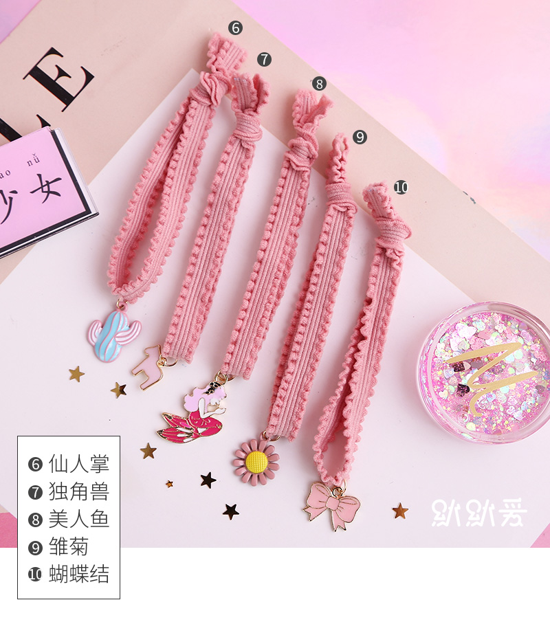 Trái tim gió của cô gái có thể được sử dụng làm vòng tay của vòng tay có thể được Hàn Quốc dễ thương băng cao su tóc vòng net dây tóc đỏ - Vòng đeo tay Clasp vòng lv