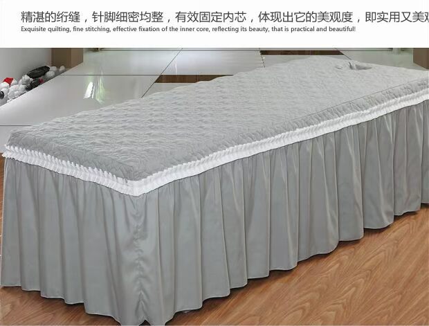 Mùa xuân và mùa hè mới ren rắn màu sắc đẹp cơ thể mát xa giường massage gói bốn mảnh để gửi lõi có thể làm logo ga giường spa giá rẻ