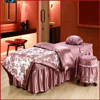 Beauty khăn trải giường gia đình bốn bán buôn hàng cao cấp thẩm mỹ viện massage Body jacquard bedspread gửi khử trùng là cốt lõi - Trang bị tấm ga trải giường nối mi