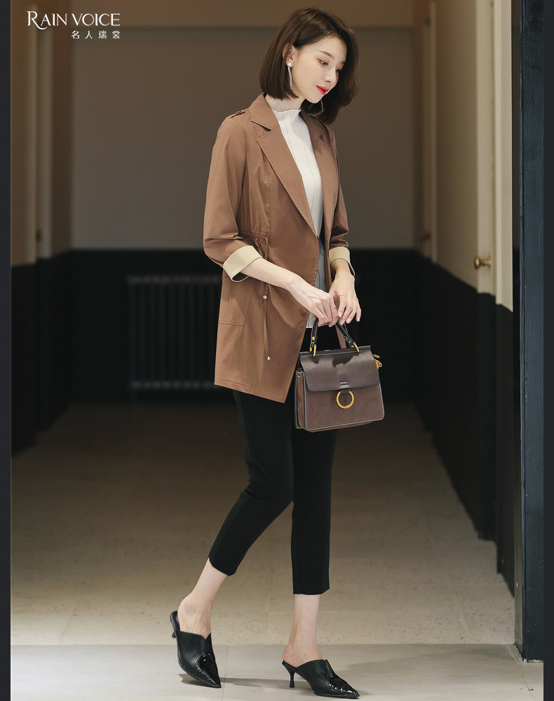 Trench pour femme      en Coton - Ref 3226334 Image 16