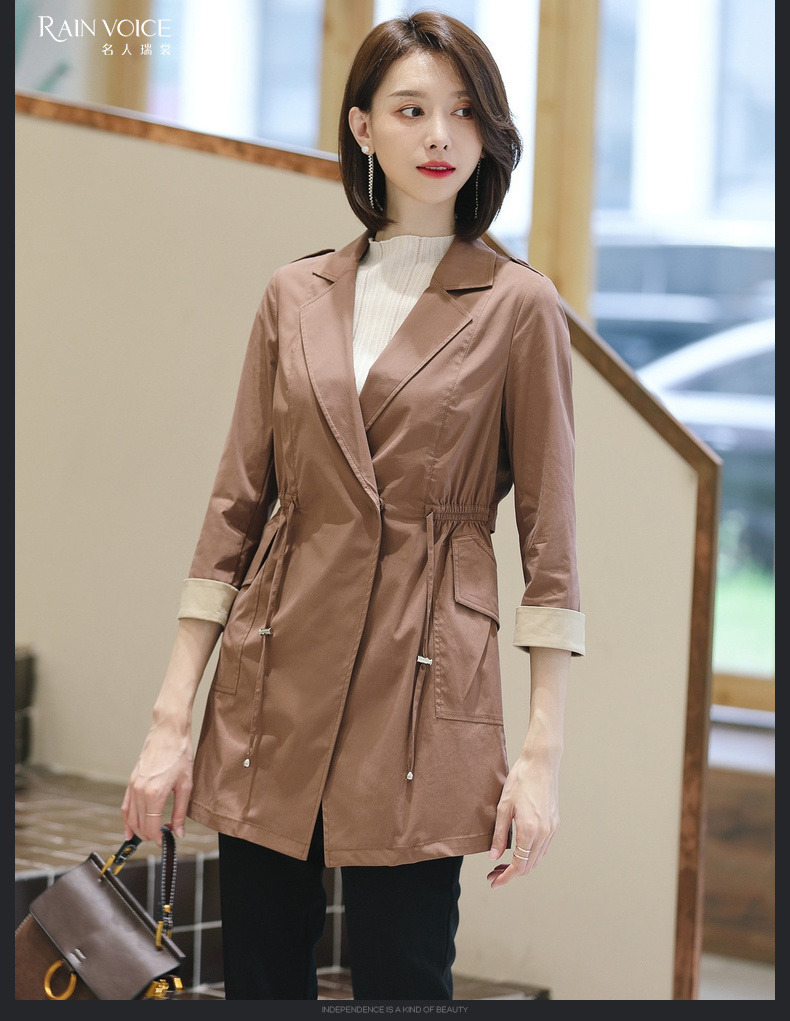 Trench pour femme      en Coton - Ref 3226334 Image 19