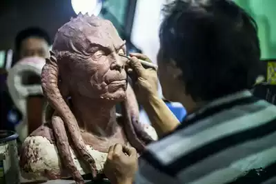 High-quality clay carving handplate mud model clay sculpture custom carving craft gift decoration clay mold