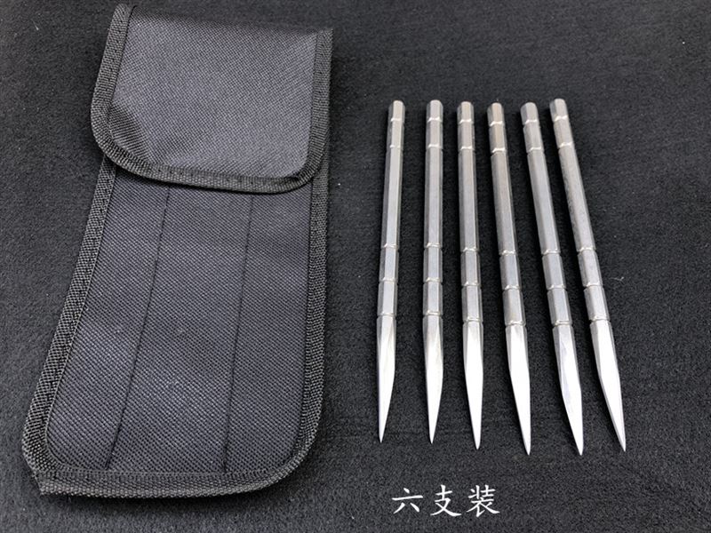 Classic 17cm dragon scale steel flying needle dart dark tool Flying needle dark tool Practice Xiangyu flow Flying needle Tea needle Xiao Li Flying needle