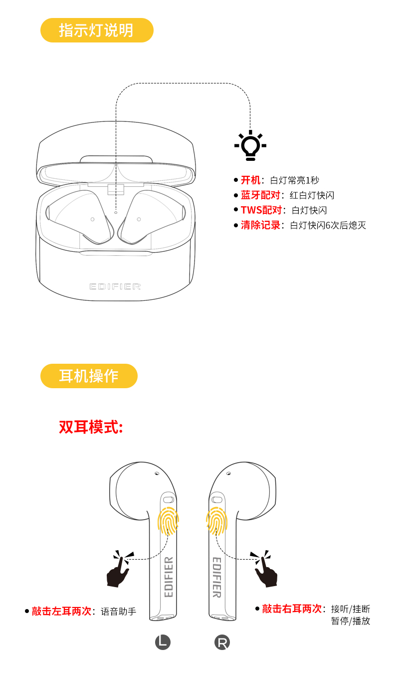 漫步者 Lollipods 半入耳无线蓝牙耳机 aptX解码 13mm大动圈 图16