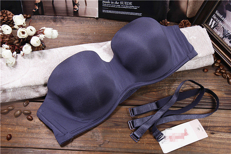 A16 dai*fen полудверный Чашка девушка бюстгальтер гладкий свадьба бюстгальтер сторона получать груди платья нижнее белье 70A75B75D75E 