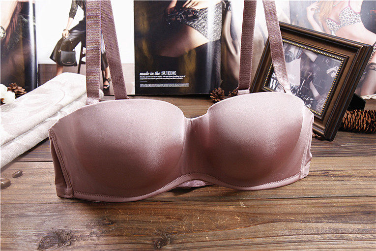 A16 dai*fen полудверный Чашка девушка бюстгальтер гладкий свадьба бюстгальтер сторона получать груди платья нижнее белье 70A75B75D75E 