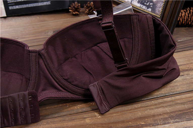 A16 dai*fen полудверный Чашка девушка бюстгальтер гладкий свадьба бюстгальтер сторона получать груди платья нижнее белье 70A75B75D75E 