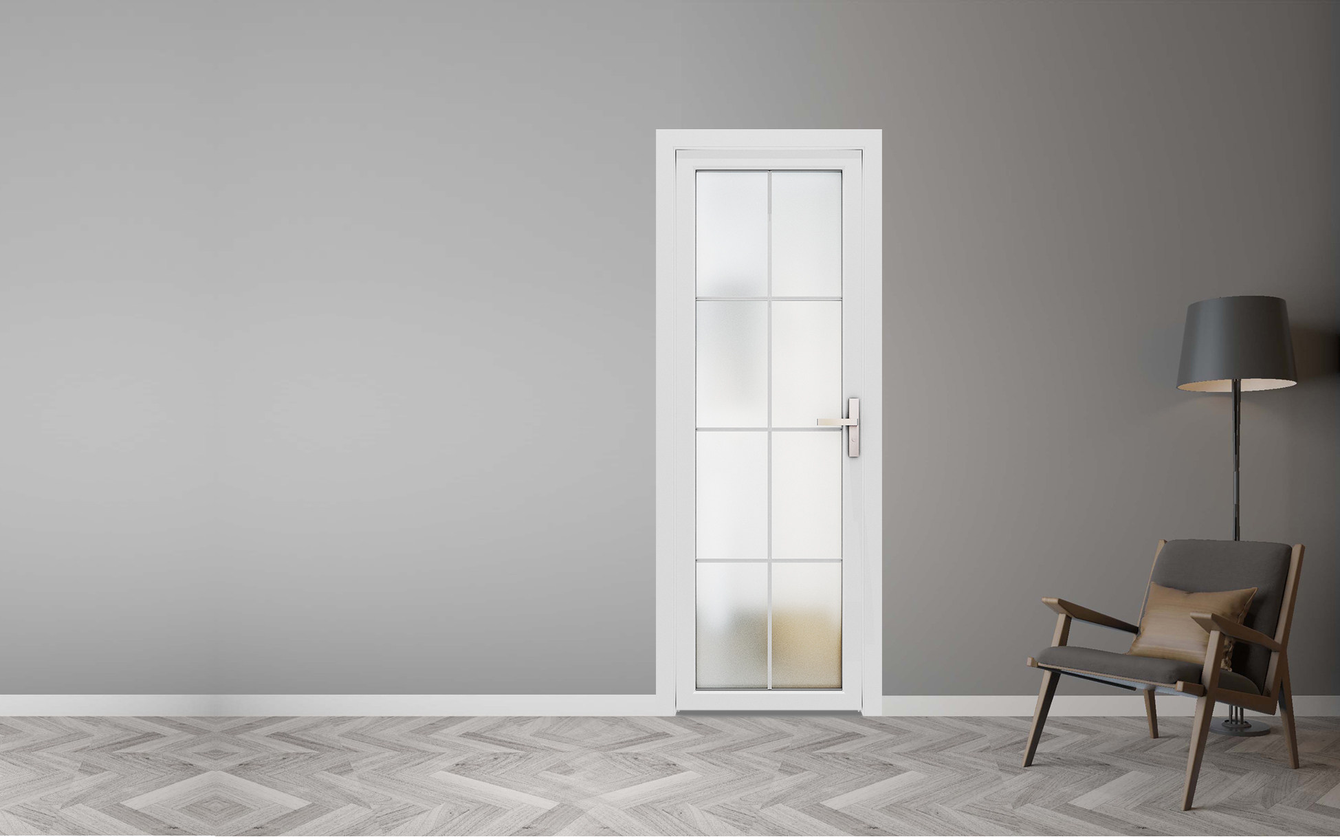 Europlatinate titanium magnesium alloy dressing room door