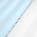 Звездный браслет Zokay 18K Rose Gold для женщин AU750 Золотая двойная цепь, полная звезд Золото, корона, ручные украшения