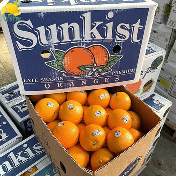 Sunkist orange 3107 black label boxed 5-10 catties domestic orange imported fruit fresh single fruit 250-350 g