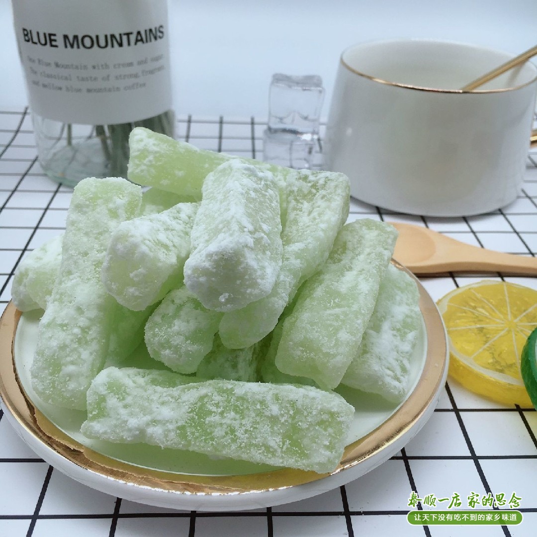 New goods winter melon sugar winter melon strips old-fashioned rock sugar winter melon casual nostalgic snacks baking ingredients candied fruit authentic 250g