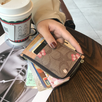 ChristyKathy womens bag card bag coin purse One ultra-thin exquisite high-grade anti-demagnetization drivers license card set for women