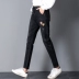 Hitz eo đàn hồi quần jean nữ Hàn Quốc phiên bản của phân bón để tăng mã là mỏng lỏng hậu cung quần quần chất béo mm thủy triều Quần jean