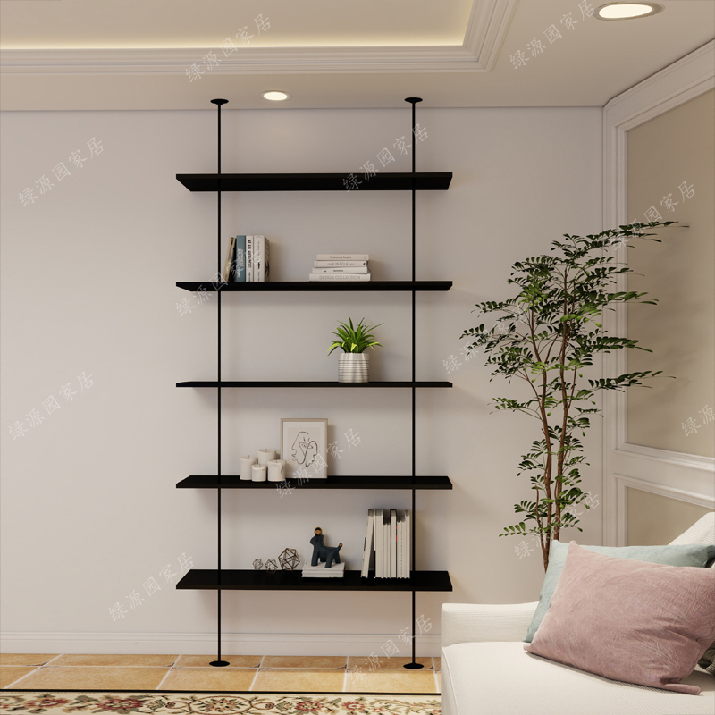Iron Bookshelf, Floor-To-Ceiling Storage Rack, Living Room Office Multi-Layer Storage, Minimalist Wall-Mounted Freely Adjustable Display Rack Iron Bookshelf, Floor-To-Ceiling Storage Rack, Living Room Office Multi-Layer Storage, Minimalist Wall-Mounted Freely Adjustable Display Rack