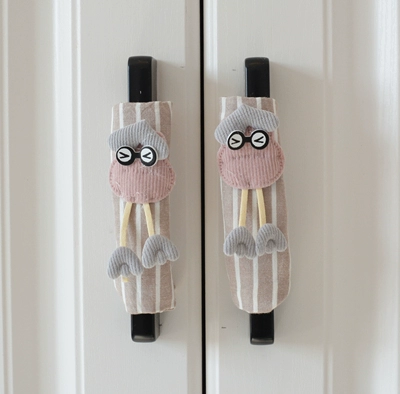 Ткань, защитный чехол, перчатки для ящиков, мультяшная многоцветная лента, защита от столкновений, делается под заказ