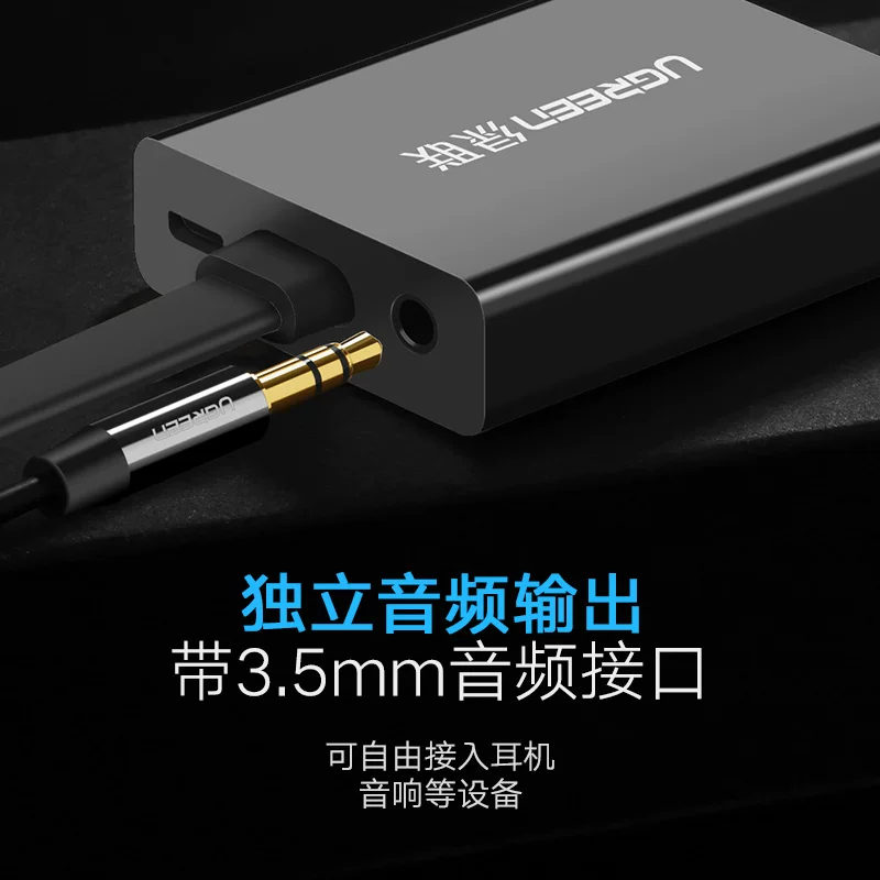Конвертер HDMI к VGA с аудио выходом, адаптация HD-видео