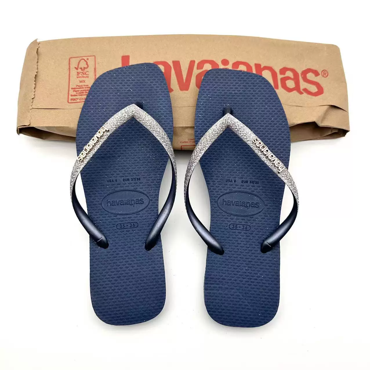 2024 Бразилия Havaianas Slim Square Ms.