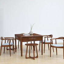 Shanghai high-end European dining table dual-purpose machine hemp table Nordic home solid wood mahjong machine automatic mahjong table machine hemp