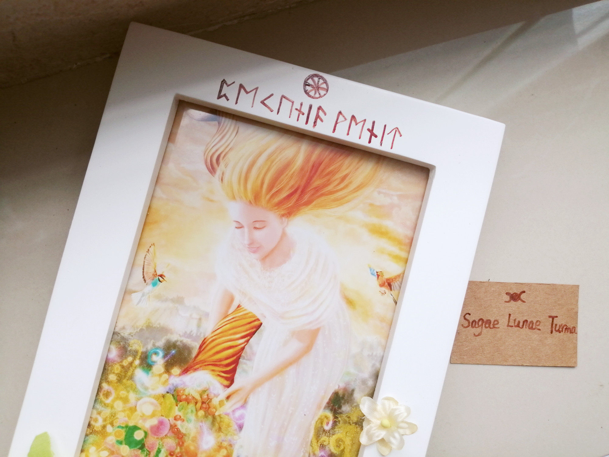 Fortuna Tyche Goddess of Fortuna Fortuna Fortu Lucky Goddess of Luck Greek Rome Photo Frame