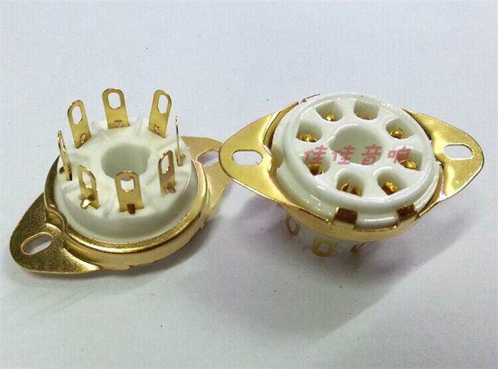 Ceramic large eight-foot electronic tube holder GZC8-Y-D-G hitch reverse KT88 KT88 6550EL34 6P6P-Taobao