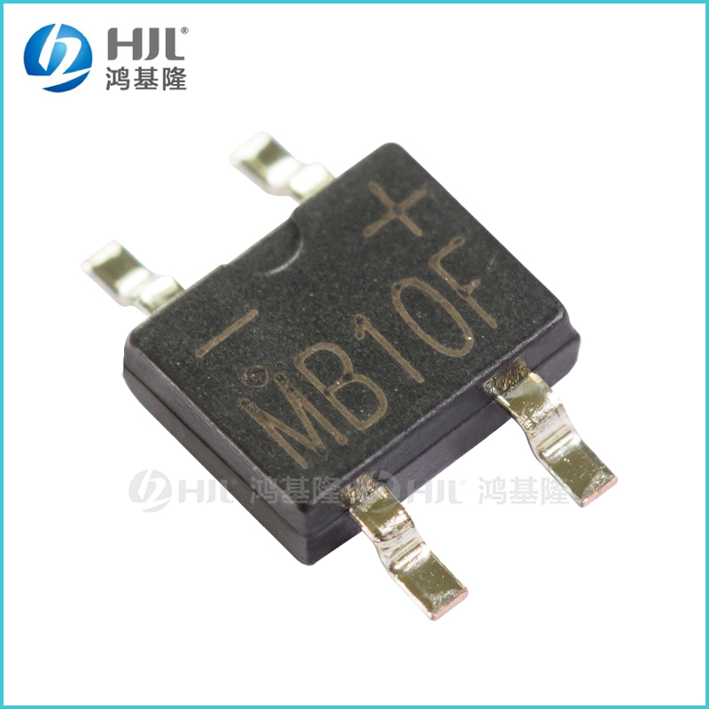 Ultra-thin SMD bridge heap MB10F MBF-4 rectifier bridge heap 0.5A 1000V rectifier bridge 1K = 40 yuan