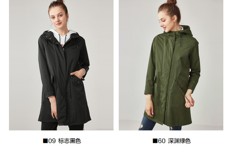 Trench pour femme GIORDANO    en Nylon en Nylon - Ref 3227603 Image 19