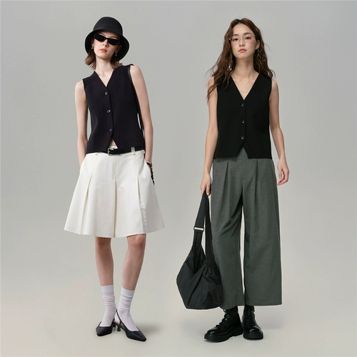 Дизайнерский костюм, жилет, трикотажный кардиган