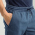 Giordano quần short denim nam eo mỏng phần mỏng jeans nam mùa hè đàn hồi eo quần 01108215 Cao bồi