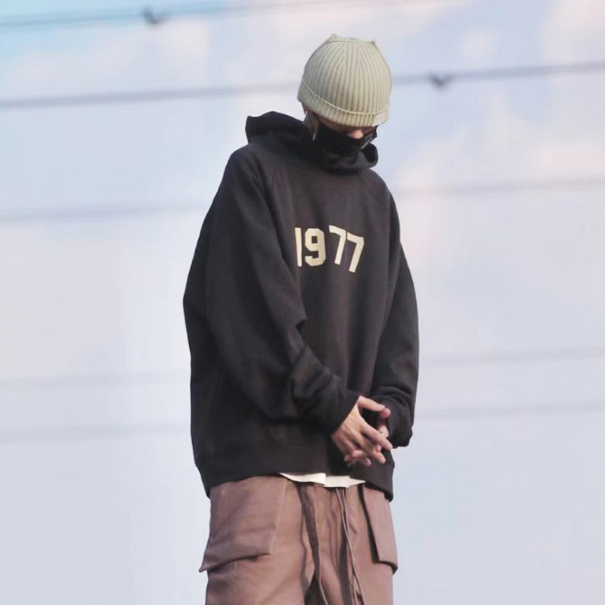 Trendy brand good products recommended 2022 autumn and winter high street style couples with the same ins all-match loose niche