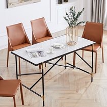 PH light luxury modern marble dining table home creative design custom simple dining table rectangular dining table dining table