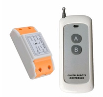 New 220 small single switch ultra thin two key remote control lamp switch power switch