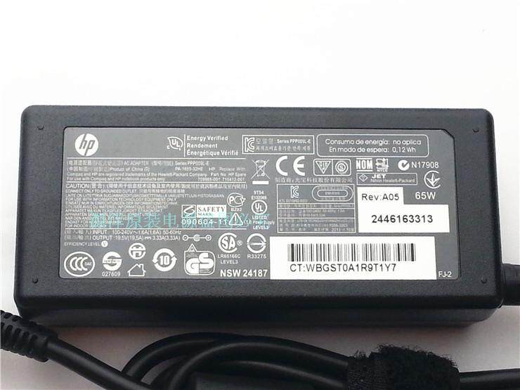 Original HP HP notebook Evny 13 14 power adapter 19 5V 3 33A charger 65W