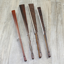 Fan Ancient Wind Folding Fan Red Wood Chicken Wings wood Uwood Calligraphy And Playing Fan Xuan Paper Folding Hanfu Props Fan Trampoline Fan