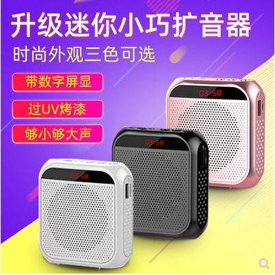 Small bee loudspeaker teacher with wireless headset outdoor tour guide teaching lecture special speaker