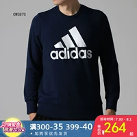 Áo thun nam Adidas 2019 hè mới cổ tròn giản dị áo thun dài tay đan áo len CW3870 - Thể thao lông cừu / jumper áo hoodie rộng