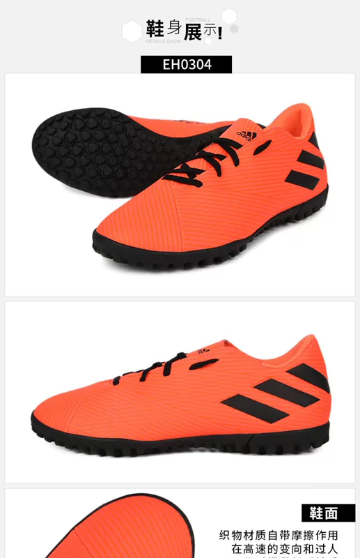 Giày thể thao Adidas nam 2020 đinh dăm TF 19.4 mới tập luyện giày đá bóng nam EH0304 - Giày bóng đá