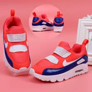 NIKE Nike AIR MAX TINY 90 đệm không khí giảm xóc giày thể thao trẻ em giày trẻ em 881927-604 - Giày dép trẻ em / Giầy trẻ