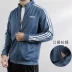 Áo khoác nam Adidas 2019 mùa thu mới thể thao giản dị màu đỏ đứng cổ áo đồng phục bóng chày EI4891 - Áo khoác thể thao / áo khoác áo khoác asics chính hãng Áo khoác thể thao / áo khoác