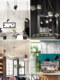 Small Drum Chandelier Nordic Modern Designer Living Room Dining Room Cafe Creative Personality Art Clothing Store Multi-Head Lighting Fixtures