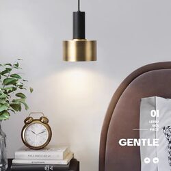 Bedroom Bedside Chandelier, Minimalist Italian Style, Adjustable Height, High-End Pendant Light, Foyer Chandelier, Dining Room Bar Counter Small Chandelier