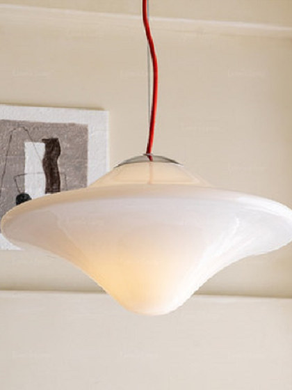 Minimalist Living Room Chandelier, Modern Simple Designer Cream-Style Lighting, Ufo Dining Room Master Bedroom Lamp, Smart Voice Control