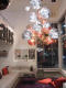 High-Brightness Led Staircase Lava Chandelier, Large Villa Loft Duplex Living Room Long-Line Chandelier, Dining Room Bar Counter Lamp