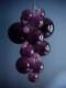 Italian Grape-Themed Restaurant Grape Chandelier Suspended in the Stairwell Designer Club Glass Lighting Fixtures