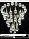 Internet-Famous Small Waist Chandelier, Staircase Chandelier, Villa Rotating Light Luxury Lighting, Duplex Floor Living Room Lamp, High-End Crystal Lamp