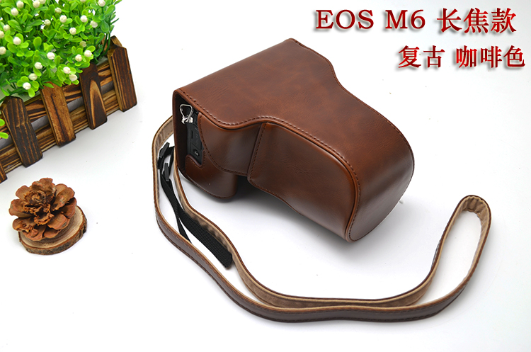 canon Canon vi túi máy ảnh duy nhất camera M6 EOS M6 M10 M100 M50 200D bao da bảo vệ - Phụ kiện máy ảnh kỹ thuật số túi đựng máy ảnh chống nước
