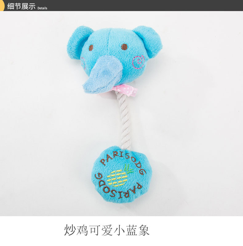 Zoo dog đồ chơi sang trọng cắn gấu bông hơn gấu kekefa chiến đấu mèo răng hàm vật nuôi - Mèo / Chó Đồ chơi đồ chơi cho chó rẻ