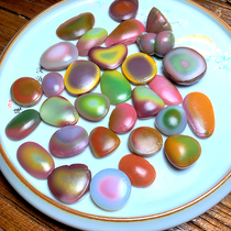  Xiaozhujia raw ore natural salt source Agate pendant necklace Carving tower chain loose beads full of meat old mine raw stone live room